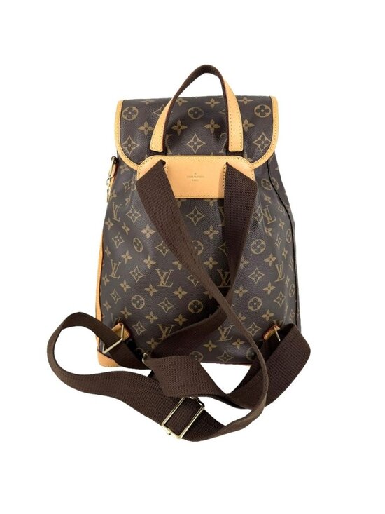 Louis Vuitton Backpack Sac a Dos Bosfall Monogram Canvas Brown Gold Vintage main image 9
